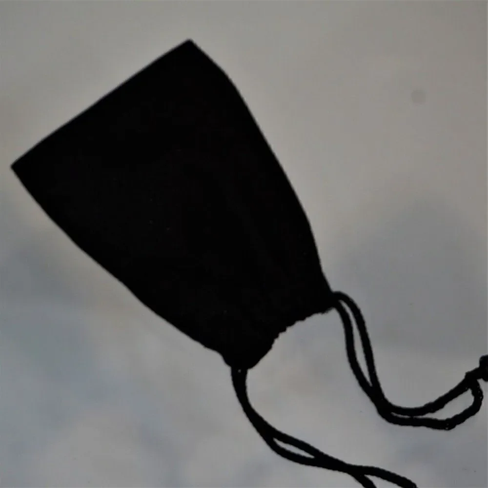 Eves Addiction Vintage Dust Bag Jewelry Storage Black Velour Drawstring